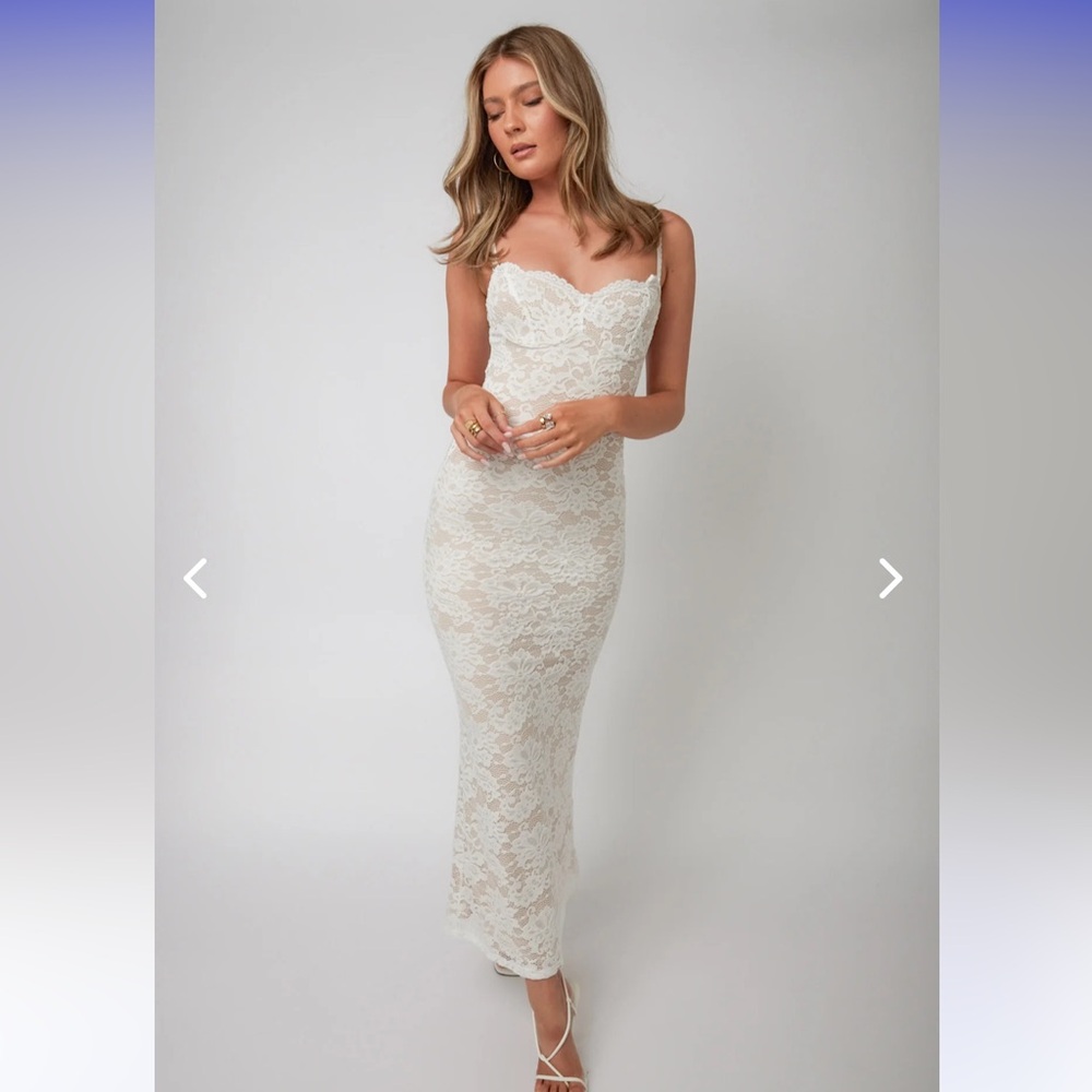 Selfie Leslie Must Be Love Lace Maxi Dress